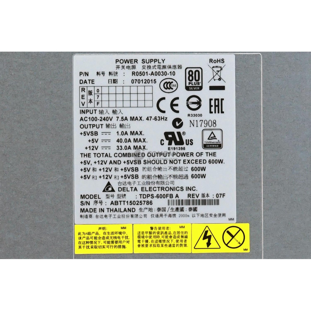 5552748-A HITACHI 600W POWER SUPPLY FOR HITACHI VSP G1000